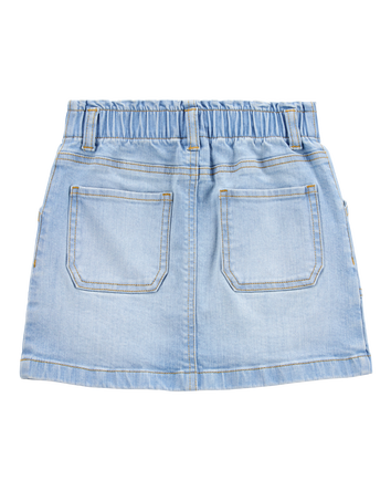 Kid Iconic Denim Skirt - Blue Wash, 