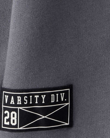 Boys Color-Block Pullover Sweatshirt - Black, 