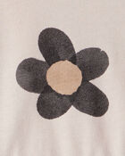 Toddler Girl 3-Piece Flower Print Outfit & Dress Set - Tan/Black, image 9 of 9 slides