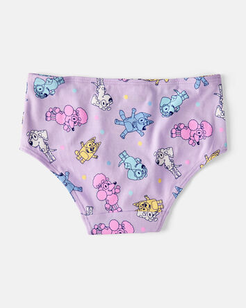 Toddler Girl 7-Pack Bluey Brief Stretch Cotton Underwear, 