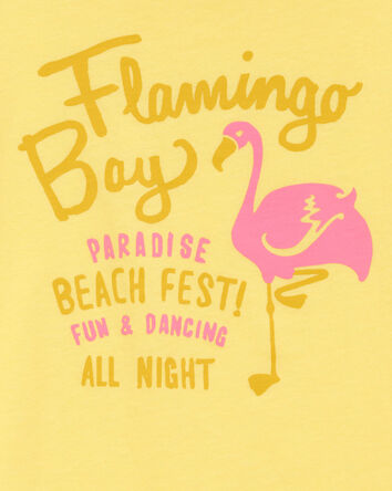 Girls Flamingo Graphic Tee, 