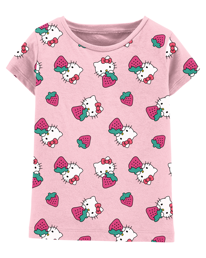 Toddler Girl Hello Kitty&reg; Short-Sleeve Graphic Tee - Pink, image 1 of 2 slides