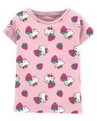 Toddler Girl Hello Kitty&reg; Short-Sleeve Graphic Tee - Pink, image 1 of 2 slides