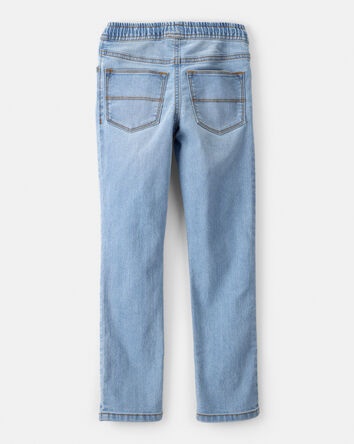 Boys Tapered Denim Jeans - Blue, 