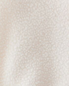 Toddler Girl Sherpa Zip-Up Jacket - Ivory, image 2 of 3 slides