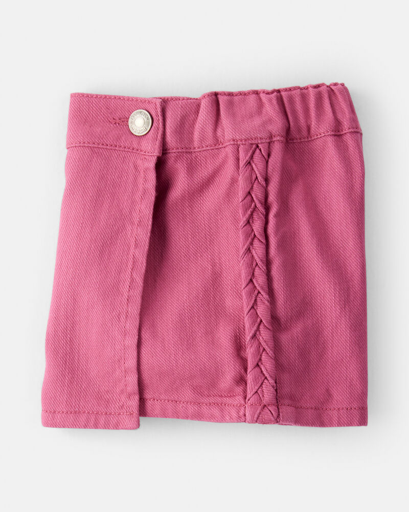 Baby Girl 100% Cotton Skort - Pink, image 5 of 6 slides