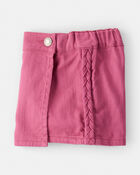 Baby Girl 100% Cotton Skort - Pink, image 5 of 6 slides