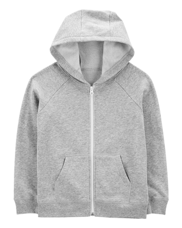Kid Zip-Up Fleece Hoodie, 