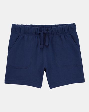 Baby Boy Pull-On French Terry Shorts - Navy, 