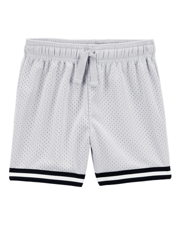 Toddler Fan-Favorite Basketball Mesh Short - Grey, 