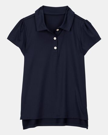 Kid Active Uniform Polo Shirt in Moisture Wicking BeCool&trade; Fabric - Navy, 