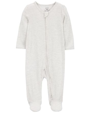 Baby Zip-Up PurelySoft Sleep & Play Pajamas, 