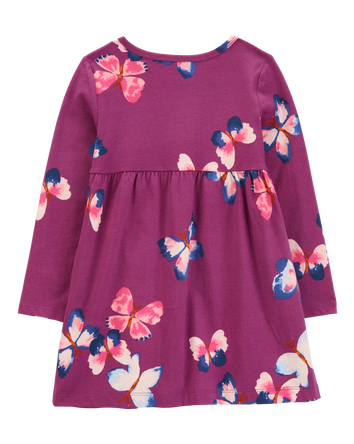 Toddler Butterfly Jersey Dress, 