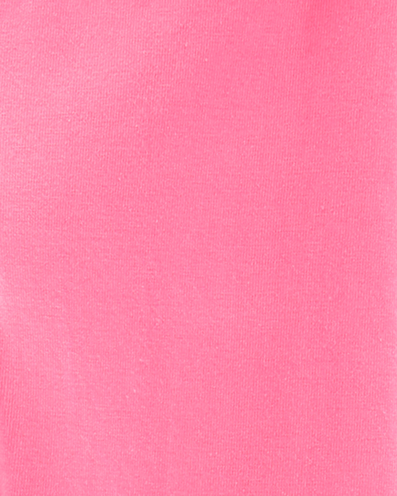 Baby Girl Cotton Stretch Leggings - Pink, image 2 of 4 slides