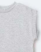 Toddler Girl Dolman-Sleeve Miriam Tee - Heather Grey, image 6 of 6 slides