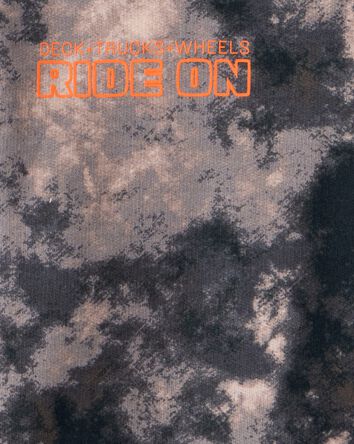 Boys Space Tie Dye Fleece Hoodie - Black, 