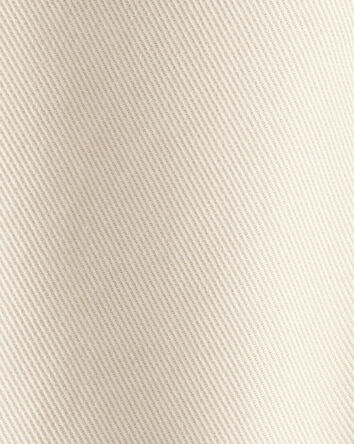Baby Boy  Tapered Twill Pants - Cream, 