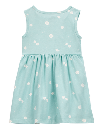 Toddler Girl Starfish Tank Dress, 