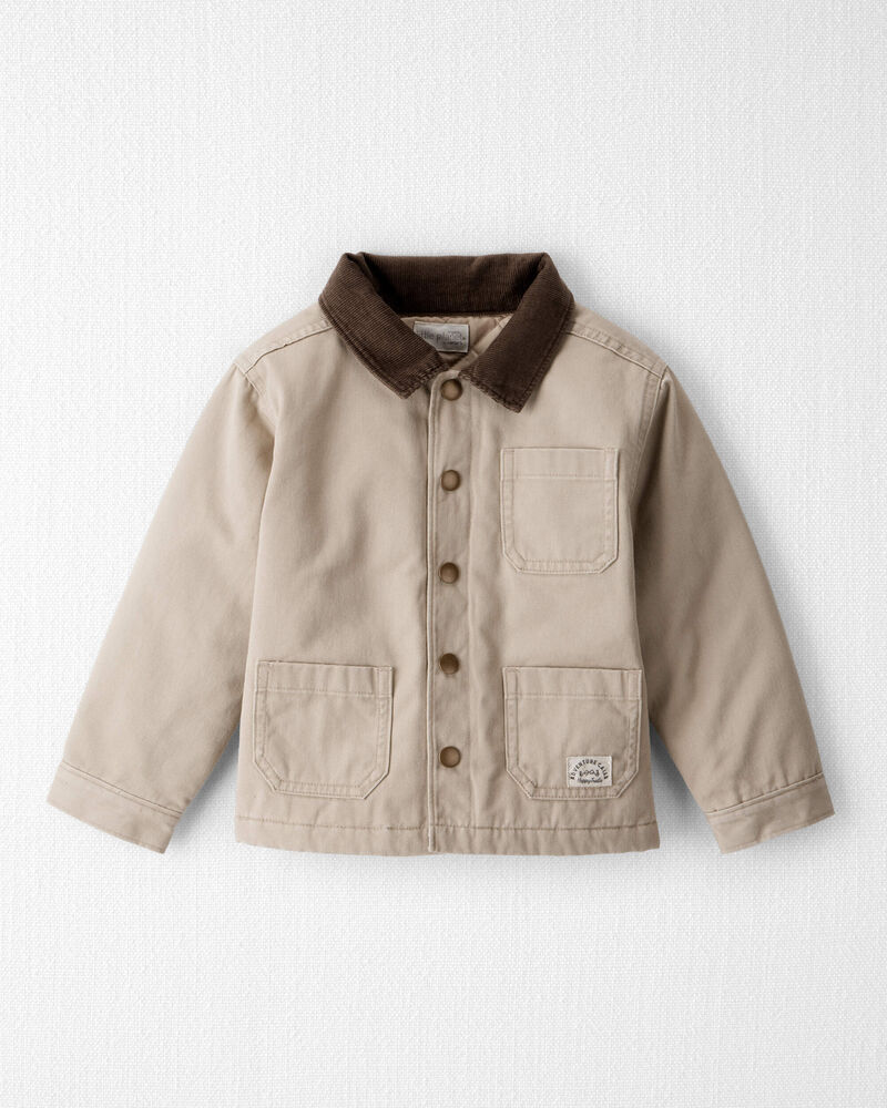 Toddler Organic Cotton Western Barn Jacket, image 1 of 6 slides