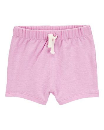 Baby Pull-On Slub Jersey Shorts, 