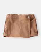 Baby Girl 100% Cotton Skort - Brown, image 1 of 6 slides