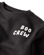 Baby Organic Cotton Boo Crew Bubble, image 2 of 4 slides