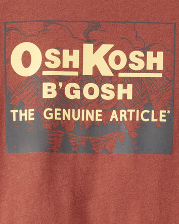 Boys Vintage OshKosh B'Gosh Long-Sleeve Graphic Tee - Brown, 
