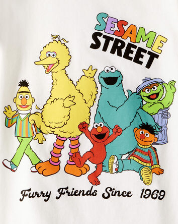 Toddler Boy Sesame Street Short-Sleeve Graphic Tee - Ivory, 