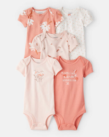 Baby 5-Pack Short-Sleeve Original Bodysuits, 
