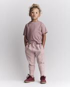 Toddler Short-Sleeve Relaxed Tee - Mauve, image 4 of 6 slides