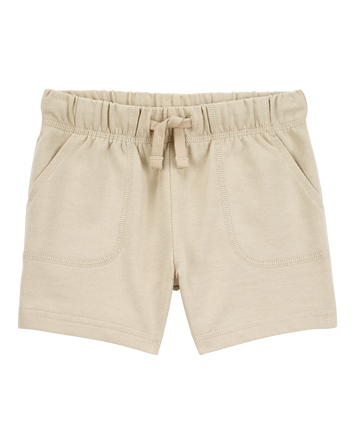 Toddler Boy Pull-On French Terry Shorts - Khaki, 