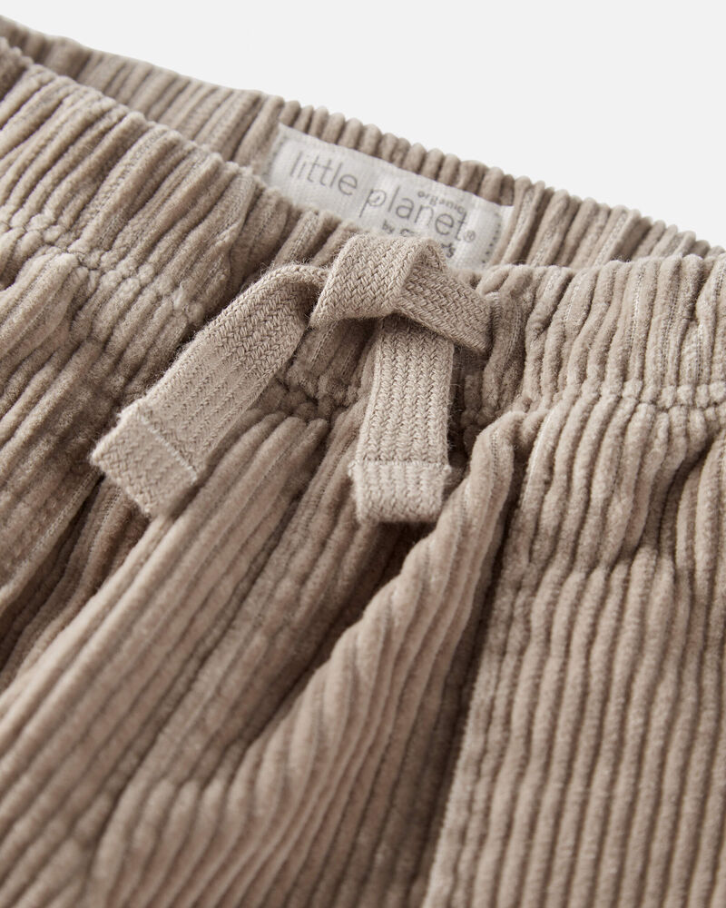 Baby Organic Cotton Corduroy Drawstring Pants, image 3 of 5 slides