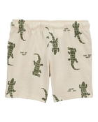 Toddler 2-Piece Alligator Button-Down Shirt & Pull-On Shorts Set, image 5 of 8 slides
