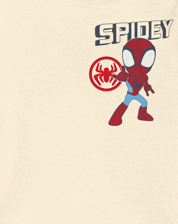 Toddler Boy Marvel&trade; Spider-Man Short-Sleeve Graphic Tee - Cream, 
