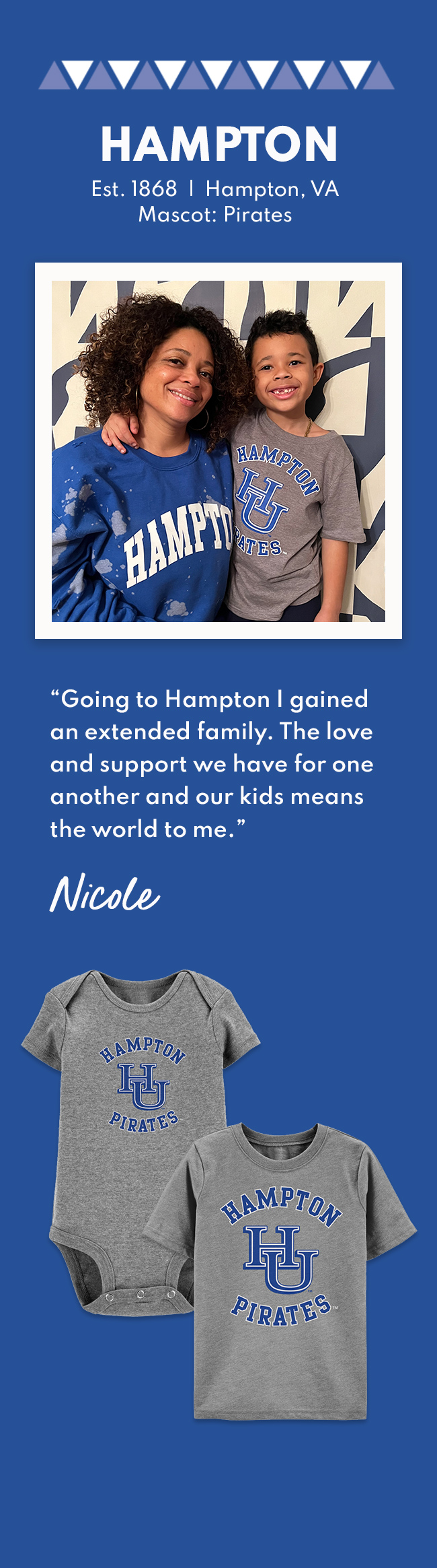 Hampton Est. 1868 | Hampton, VA | Mascot: Pirates