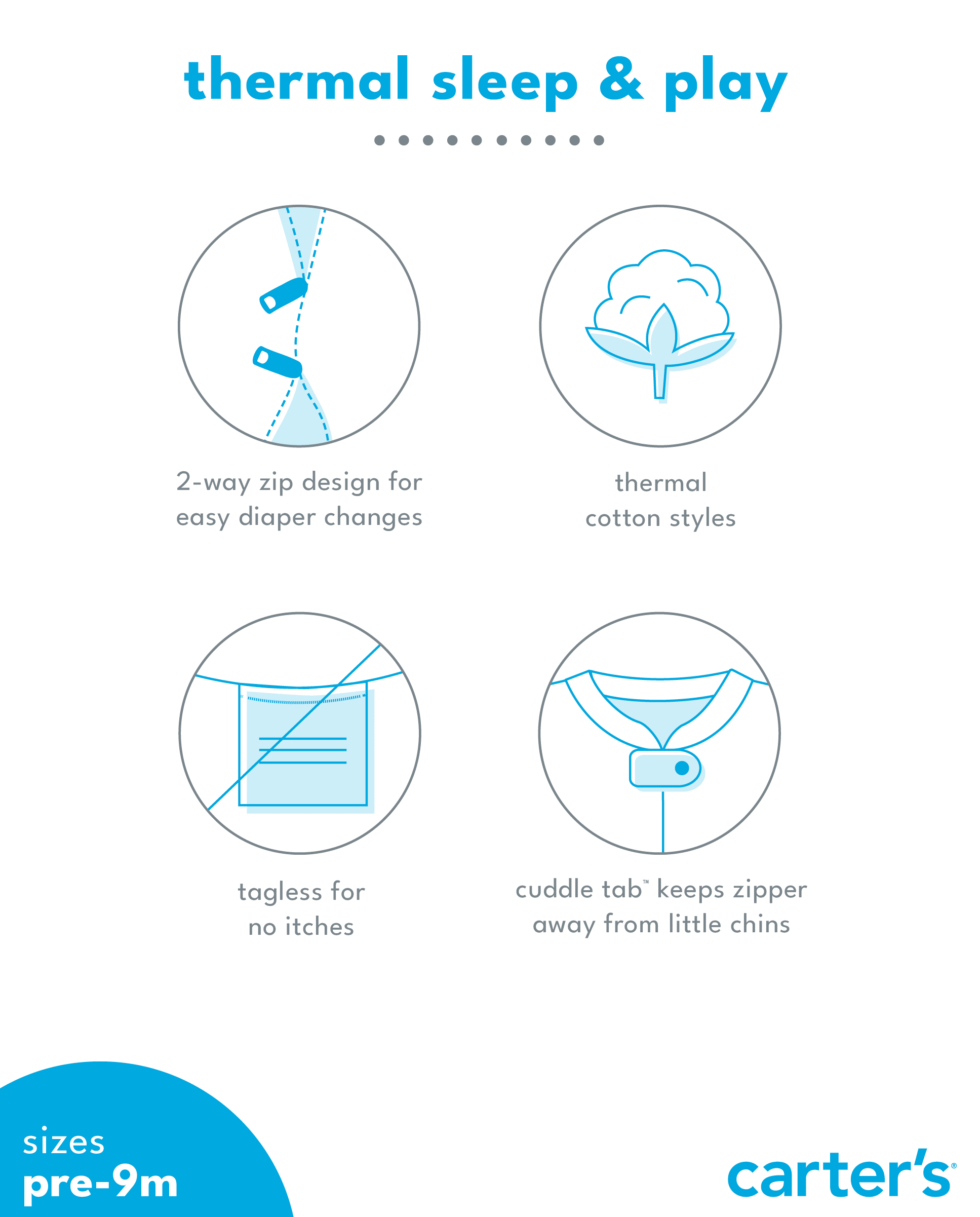 Baby Zip-Up Ribbed Sleep & Play Pajamas - Ivory