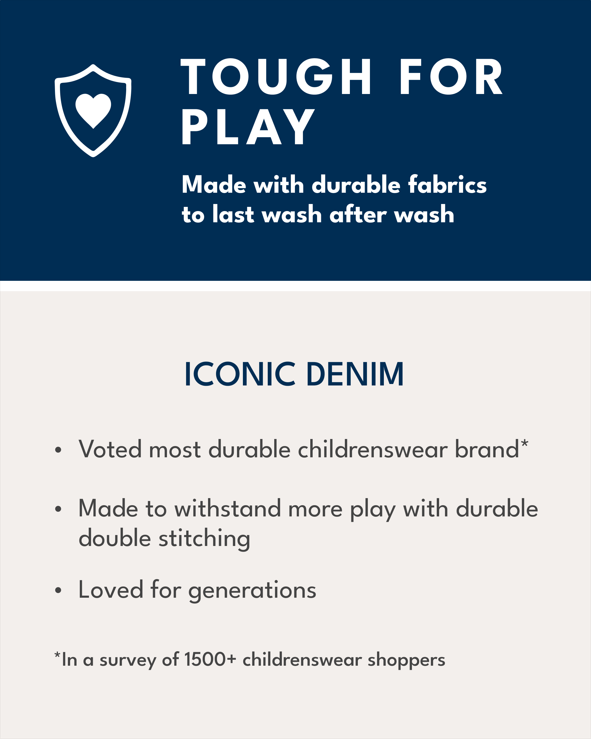 Baby Stretch Denim Classic Overalls - Dark Wash